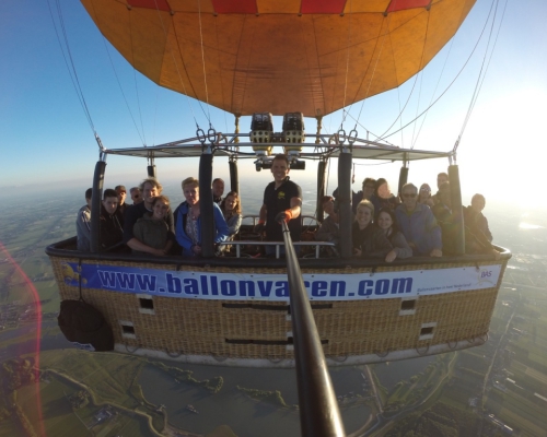 Ballonvaart vanaf Houten naar Leerbroek